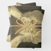 engelen zweven over Jezus Christus Inpakpapier Vel (In situ)