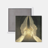  engelen zweven over Jezus Christus Magneet (Voorkant / Achterkant)