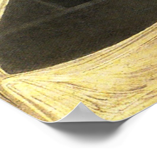  engelen zweven over Jezus Christus Poster (Hoek)