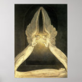  engelen zweven over Jezus Christus Poster (Voorkant)