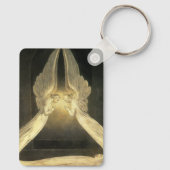  engelen zweven over Jezus Christus Sleutelhanger (Achterkant)
