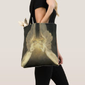 engelen zweven over Jezus Christus Tote Bag (Dichtbij)