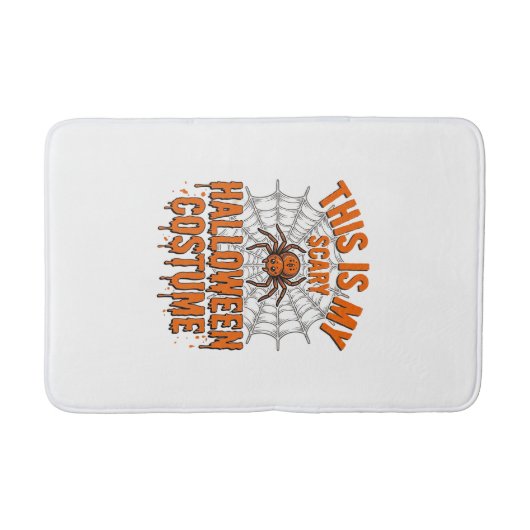 Engelenbak Halloween Kostuum Spinneweb Vintage Ont Badmat (Voorkant)