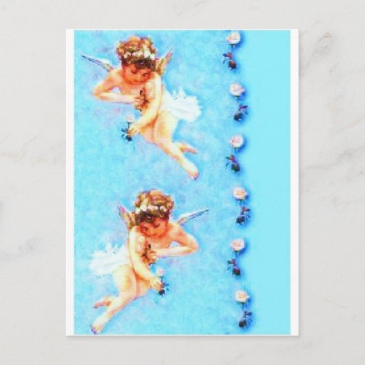 engelenbloemen briefkaart (Voorkant)