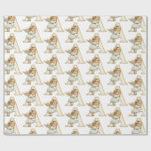  engelenbrief met kerst cadeaupapier (Vlak)