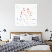 Engelencollectie Canvas Afdruk (Insitu (Slaapkamer))