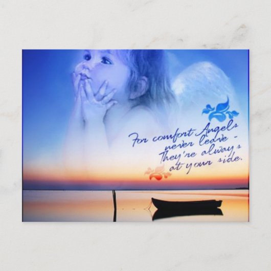 engelencomfort briefkaart (Voorkant)