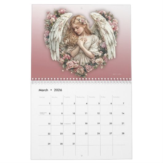 Engelendromen – Engelträume Kalender (Mar 2026)