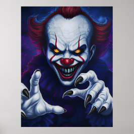 Engeleng poster van clown