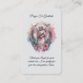 Engelengebed voor dankbaarheid Kaart Visitekaartje (Voorkant)