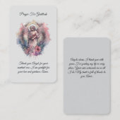 Engelengebed voor dankbaarheid Kaart Visitekaartje (Voorkant / Achterkant)