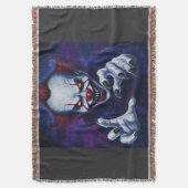 Engelengedoek met griezelige clown deken (Voorkant Verticaal)