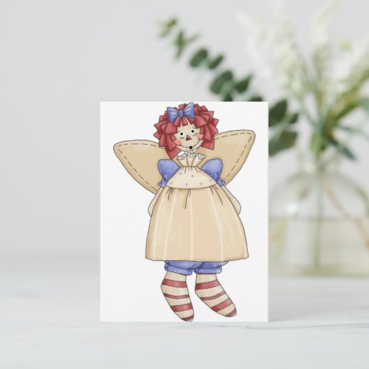 engelengel briefkaart (Staand voorkant)