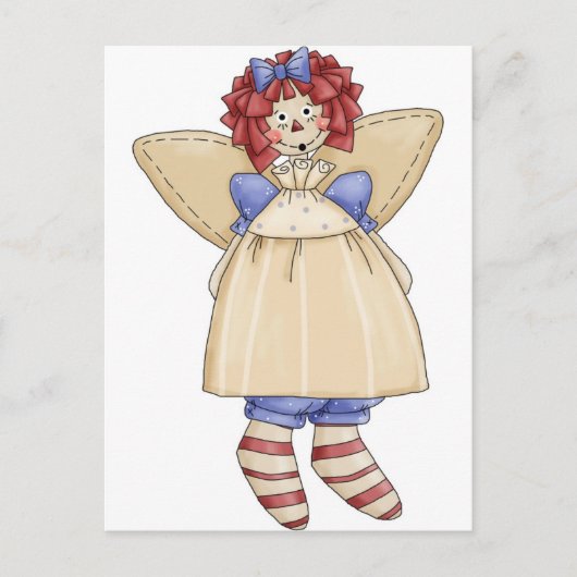 engelengel briefkaart (Voorkant)