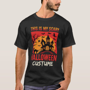 Engelengriezelige Halloween Kostuum voor Spookhuis T-shirt