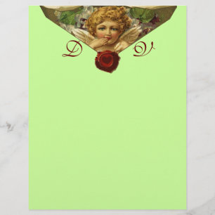 ENGELENHART WASZEGEL Monogram Groen