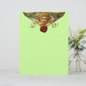 ENGELENHART WASZEGEL Monogram Groen (Staand voorkant)