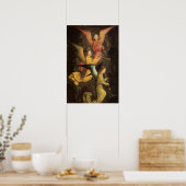Engelenkoor van Simon Marmion, Renaissancekunst Poster (Keuken)