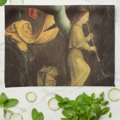 Engelenkoor van Simon Marmion, Renaissancekunst Theedoek (Gevouwen)