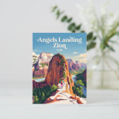 Engelenlanding Zion USA Briefkaart (Staand voorkant)