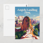 Engelenlanding Zion USA Briefkaart (Voorkant / Achterkant)