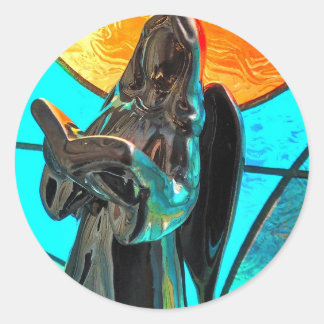 engelenlied ronde sticker