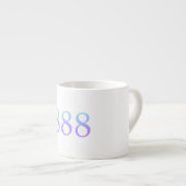 Engelennummer 888 - Evenwicht Espresso Kop (Voorkant rechts)