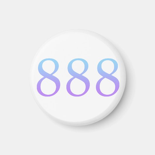 Engelennummer 888 - Evenwicht Magneet (Voorkant)