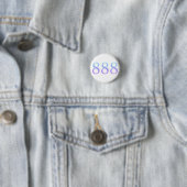 Engelennummer 888 - Evenwicht  Ronde Button 3,2 Cm (In situ)