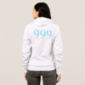 Engelennummer 999 - Gouden Kansen Hoodie (Achterkant volledig)