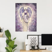 Engelenrust Poster van Molly Harrison (Thuiskantoor)