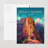 Engelenspoor USA Briefkaart (Voorkant / Achterkant)