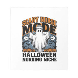 Engelenverpleegster kostuum Halloween spook verple Notitieblok