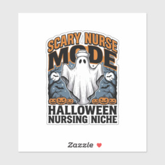 Engelenverpleegsterkostuum Halloween Geest Verplee Sticker