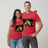 Engelenvleugelbegonia botanisch t-shirt (Unisex)