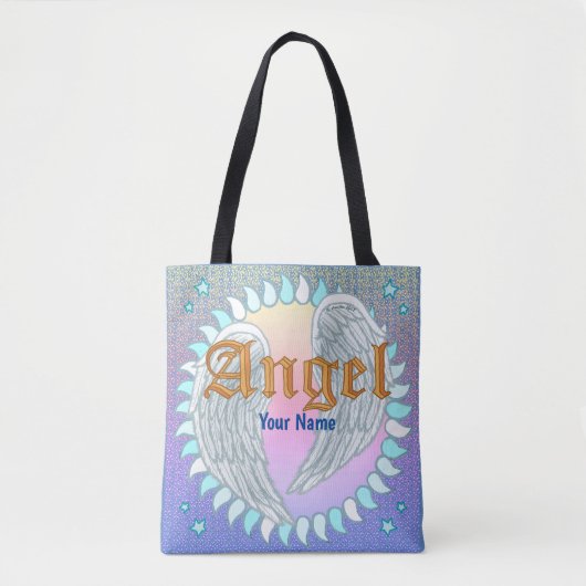 Engelenvleugels boodschappentas tote bag (Voorkant)