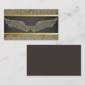 engelenvleugels, engelen, visitekaartjes (Voorkant / Achterkant)