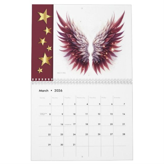 Engelenvleugels – Engelsflügel 2026 Kalender (Mar 2026)