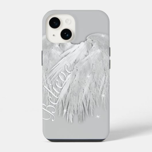 ENGELENVLEUGELS 'Geloof' Magisch Hart iPhone Hoesje (Achterkant)