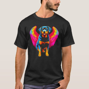 Engelenvleugels Hemel Pop Rottweiler Hond T-shirt