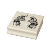 Engelenvleugels rubberen stempel (Stempel)
