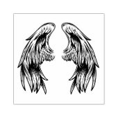 Engelenvleugels rubberen stempel (Afrduk)