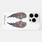 Engelenvleugels, Schattige Whimsical Metaalachtige Case-Mate iPhone Case (Achterkant (horizontaal))