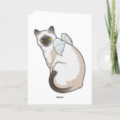 Engelenvleugels van kat kaart (Achterkant)