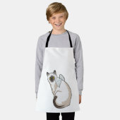 Engelenvleugels van kat schort (Gedragen)