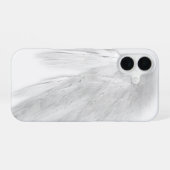 ENGELENVLEUGELS Wit Rechts Aanpasbaar iPhone 16 Hoesje (Achterkant horizontaal)