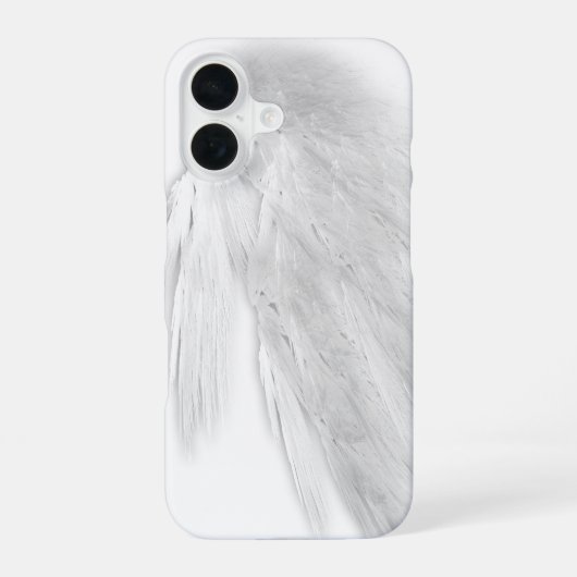 ENGELENVLEUGELS Wit Rechts Aanpasbaar iPhone 16 Hoesje (Achterkant)