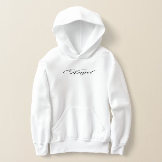 Engelenvleugels witte hoodie (Laagn)