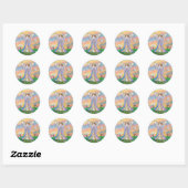 Engelenzegen Ronde Sticker (Vel)