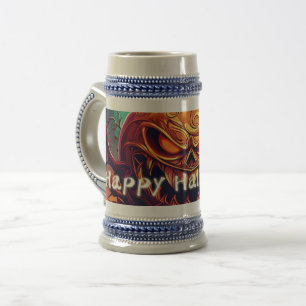 Engelgezichtige Sinaasappelkleurige Pompoen voor H Bierpul